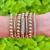 Etched Bar Bracelet | 18K Gold PVD Plated