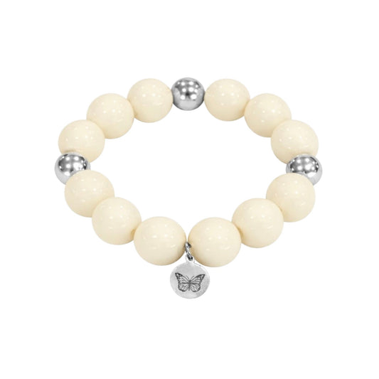 Bubbles with Bren in Cream | Silver accents