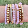 Radiant Rhinestone Bar Bracelet | 18K Gold PVD Plated