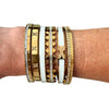 18K Gold BOLD Belle Bangle | Snow White