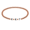 Greek Life Signature Stack Singles | 18K Rose Gold PVD Plated
