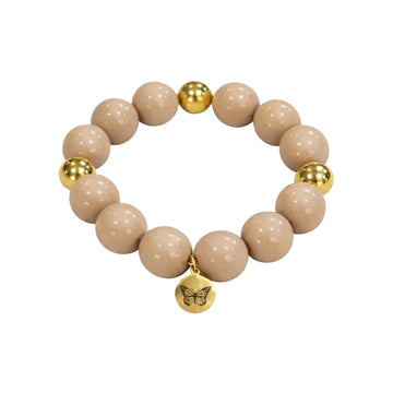 Bubbles with Bren in Creme Brûlée | 18K Gold accents