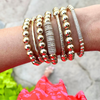 Mini Matte Bar Bracelet | 18K Gold PVD Plated