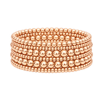 Dainty Stack | 18K Rose Gold Plated