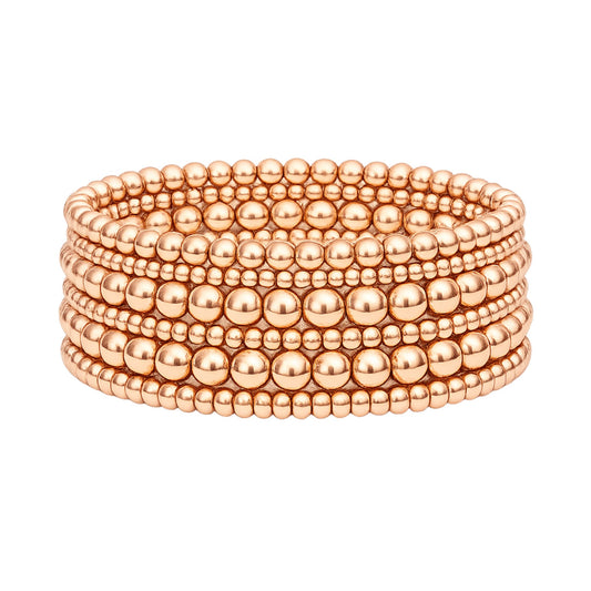 Dainty Stack | 18K Rose Gold Plated