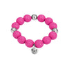 Bubbles with Bren in Barbie Pink | Silver accents