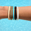 18K Gold BOLD Belle Bangle | Turquoise