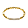 Radiant Rhinestone Mini Bar Bracelet | 18K Gold PVD Plated