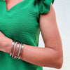 Silver Belle Bangle #16
