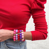 Bubbles with Bren in Candy Apple Red | 18K Gold accents