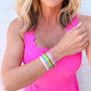 18K Gold BOLD Belle Bangle | Turquoise