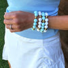 Bubbles with Bren in Baby Blue | 18K Gold accents