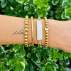 Mini Matte Bar Bracelet | 18K Gold PVD Plated