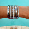 Silver Belle Bangle #18