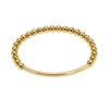 Mini Matte Bar Bracelet | 18K Gold PVD Plated