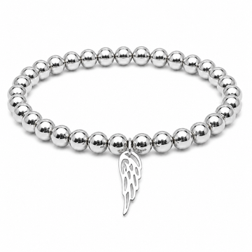 Wings of Love Bracelet | Silver