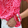 Bubbles with Bren in Candy Apple Red | 18K Gold accents