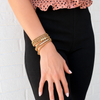 Radiant Rhinestone Mini Bar Bracelet | 18K Gold PVD Plated