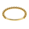 Matte Bar Bracelet | 18K Gold PVD Plated