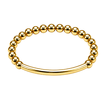 Matte Bar Bracelet | 18K Gold PVD Plated