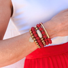 Radiant Rhinestone Oval Bracelet | 18K Gold PVD Plated