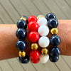 Bubbles with Bren in Candy Apple Red | 18K Gold accents
