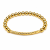 Etched Bar Bracelet | 18K Gold PVD Plated