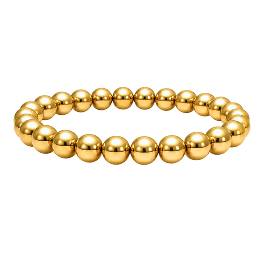 Signature Stack Singles - 8mm 18K Gold Plated