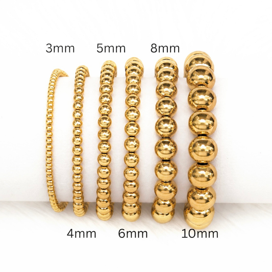 Signature Stack Singles - 3mm 18K Gold Plated