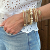 Radiant Rhinestone Bar Bracelet | 18K Gold PVD Plated