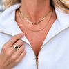 Snake Chain Necklace | Gold