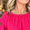 Mesh Chain Necklace | Gold
