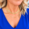 Mesh Chain Necklace | Gold