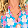 17" 4mm Herringbone Necklace | Gold