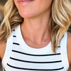 Horizontal Cross Necklace | Gold
