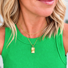 Paperclip Chain Necklace | Gold
