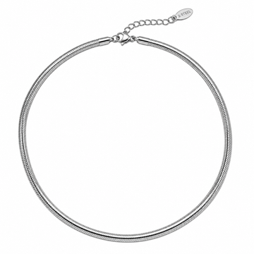 Snake Chain Necklace | Silver