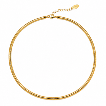 Snake Chain Necklace | Gold