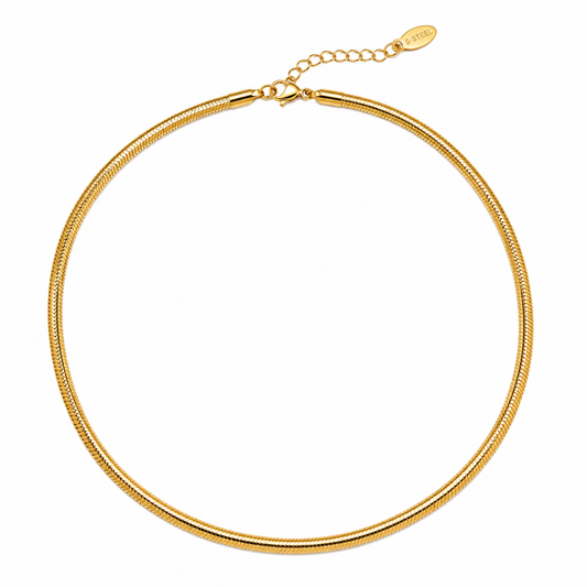 Snake Chain Necklace | Gold