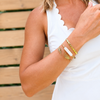 Pretty in Palms Cuff | Gold