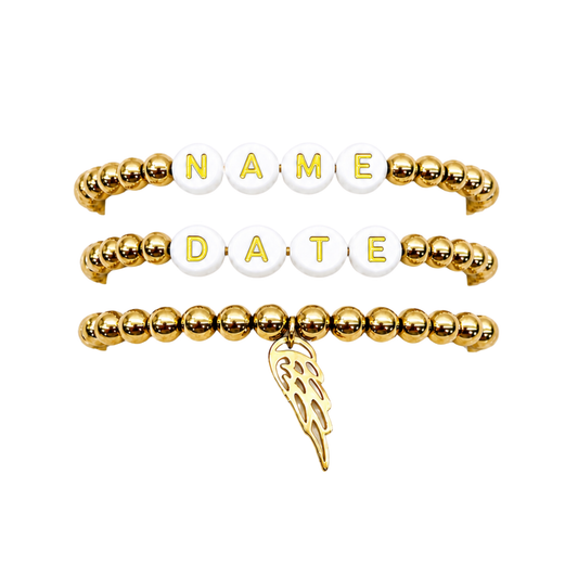 Wings of Love Stack | 18K Gold PVD Plated