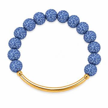 Disco Diva w/ Gold Bar | Cardinal Blue