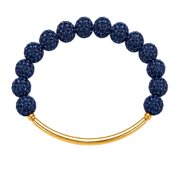 Disco Diva w/ Gold Bar | Navy