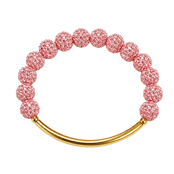 Disco Diva w/ Gold Bar | Pink