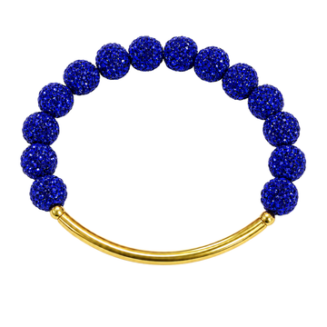Disco Diva w/ Gold Bar | Royal Blue