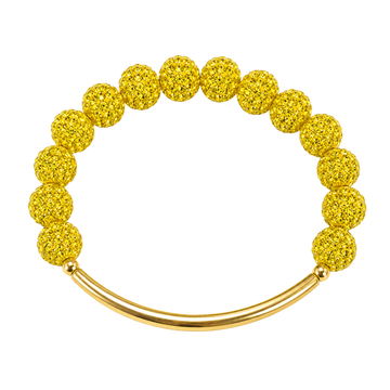 Disco Diva w/ Gold Bar | Yellow